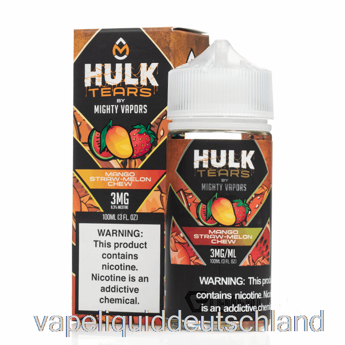 Mango-Strohmelonen-Kaubonbon – Hulk-Tränen – 100 Ml, 6 Mg Vape-Flüssigkeit